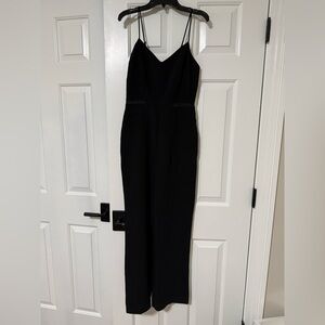 Maeve by Anthropologie Black Sleeveless V-Neck Jumpsuit